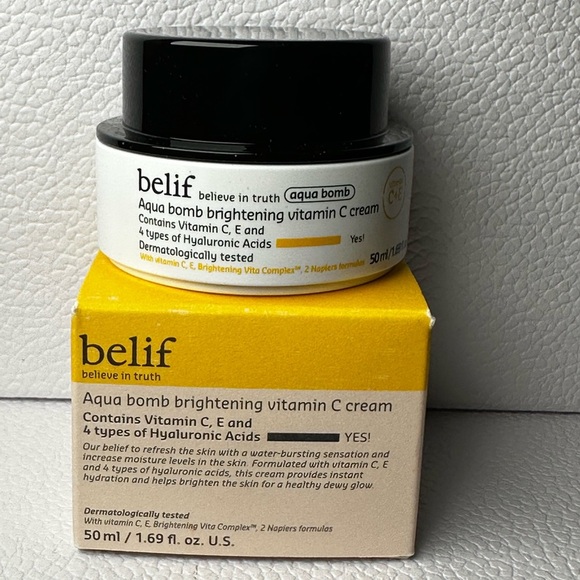 🆕 BELIF Aqua Bomb Brightening Vitamin C Cream with Hyaluronic Acid 50 mL NIB - Picture 6 of 7